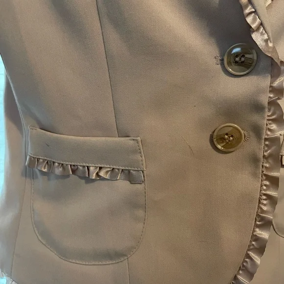 Cute ruffle trim blazer - Picture 5 of 11